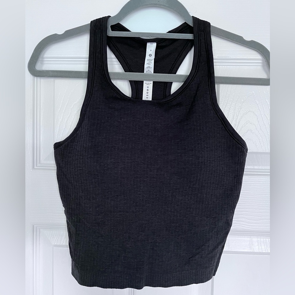 Lululemon Ebb to Street Cropped Racerback Tank top